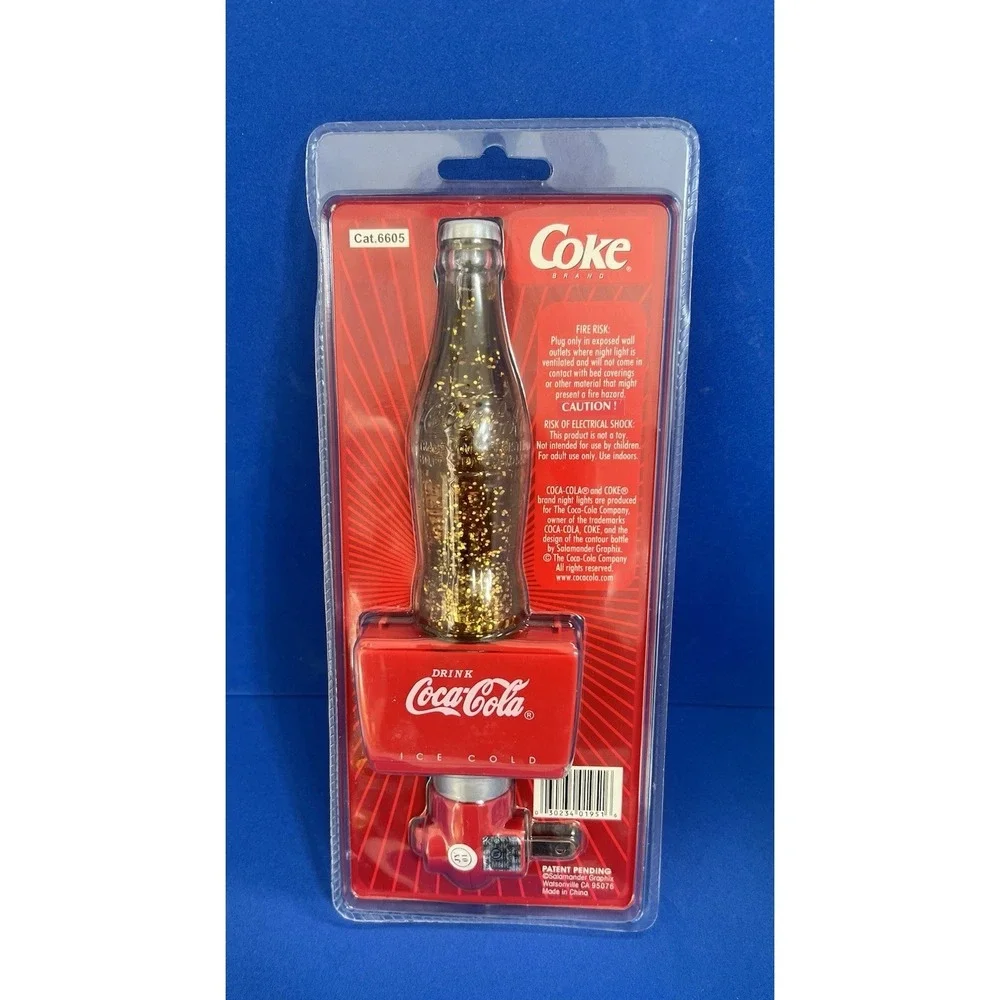 Coca-Cola Sparkle Night Light, Factory Sealed